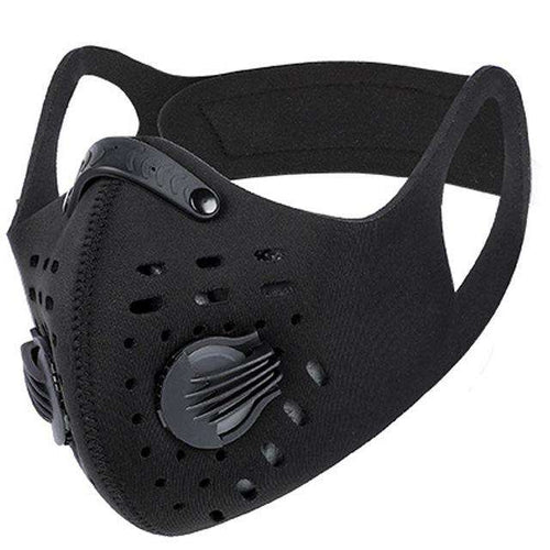 Reusable Sports Face Mask | Black Tactical Mask Design | Fit Face Mask Reusable Sports Mask FluShields 1 10 Version 1