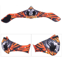 Load image into Gallery viewer, Reusable Sports Face Mask | Tactical Design Red Tiger Reusable Sports Mask FluShields 
