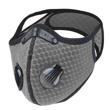 Load image into Gallery viewer, Running Mask | Mesh Grey Tactical Face Mask Reusable Sports Mask FluShields 1 10 Version 1
