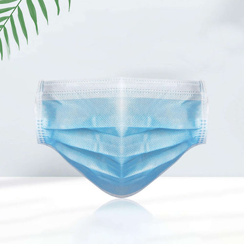 3 ply Surgical Mask Blue Disposable (ASTM Level 1) Disposable Surgical Mask FluShields 