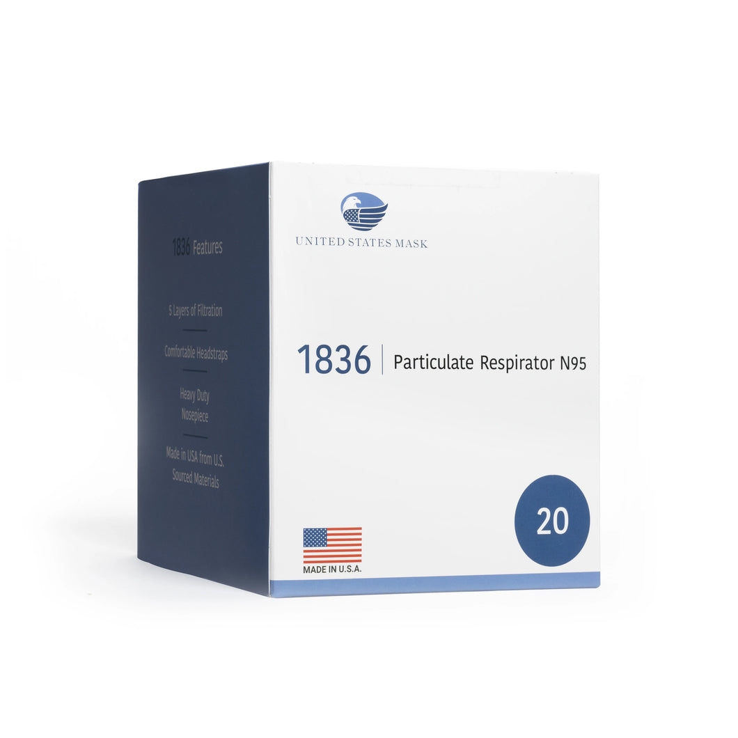 Foldable N95 Respirator | Earloop | UnitedStatesMask