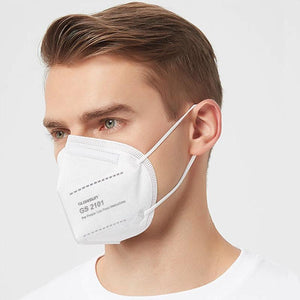 Disposable KN95 Respirator Face Mask | FDA EUA Disposable KN95 Mask FluShields 5 