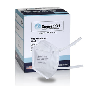 Foldable N95 Respirator | Head Strap | DemeTECH