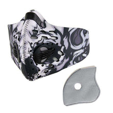 Load image into Gallery viewer, Reusable Sports Face Mask | Tactical Design White Tiger Reusable Sports Mask FluShields 
