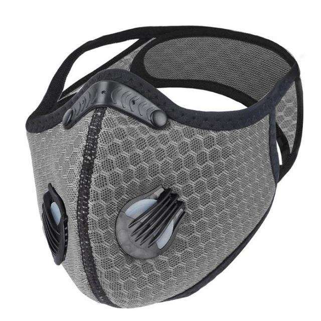 Running Mask | Mesh Grey Tactical Face Mask Reusable Sports Mask FluShields 1 10 Version 1